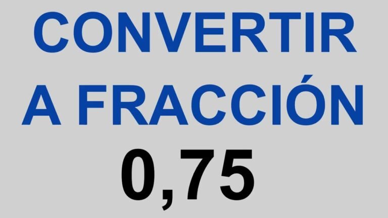 Qué valor numérico representa tres cuartos en matemáticas 2 0 75