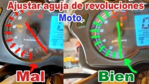 aguja revoluciones