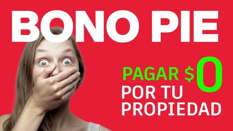 Qué tipos de casas con bono pie existen en Chile