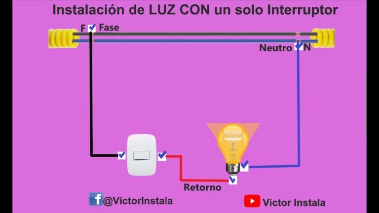 Cómo instalar un interruptor para encender una lámpara fácilmente 8 Cómo instalar un interruptor para encender una lámpara fácilmente