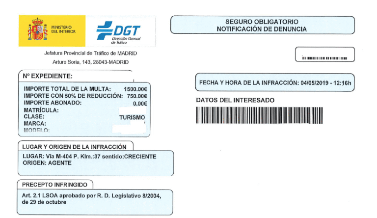 Cómo se impugnan las multas por Tag en el Juzgado de Policía Local 2 notificacion multa