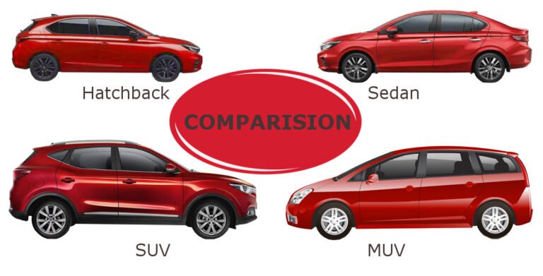 Cuáles son las principales diferencias entre un auto sedán y un hatchback