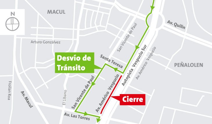Cómo puedo llamar al teléfono de Vespucio Sur desde mi celular